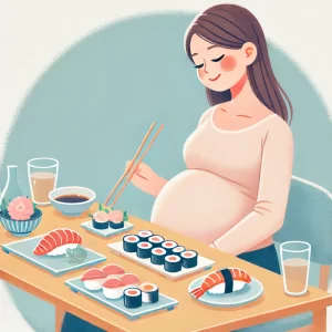 As mães grávidas devem comer sushi?