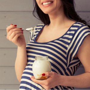 É normal comer iogurte durante a gravidez